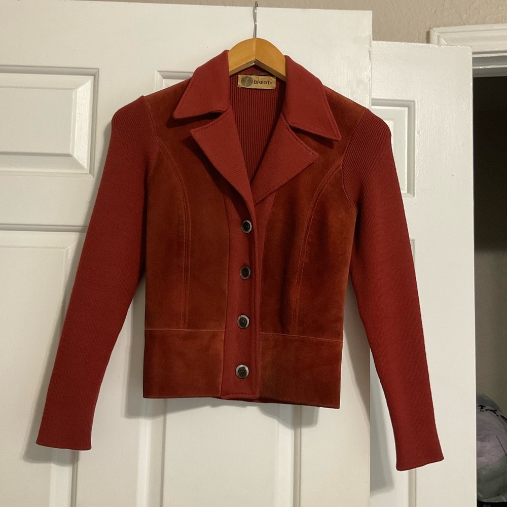 Vintage Brest suede jacket size xs